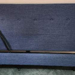 Blue Upholstered Bed Frame | King Size Bed Frame