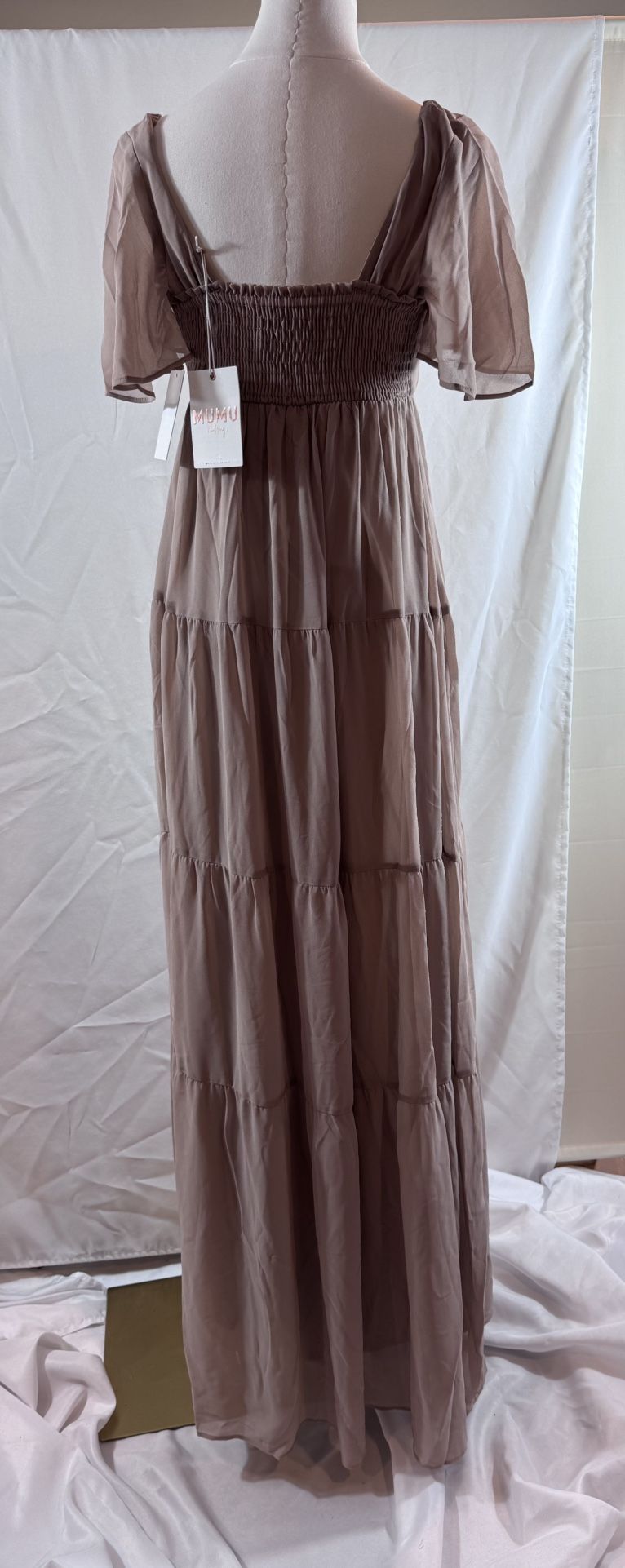 New W Tags Show Me Your Mumu Chiffon Formal Prom Wedding Cruise Dress Wedding