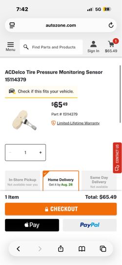 TPMs sensor 20$ each