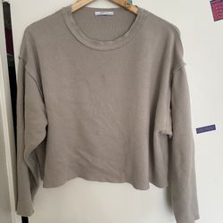 Zara Cropped Sweatshirt M