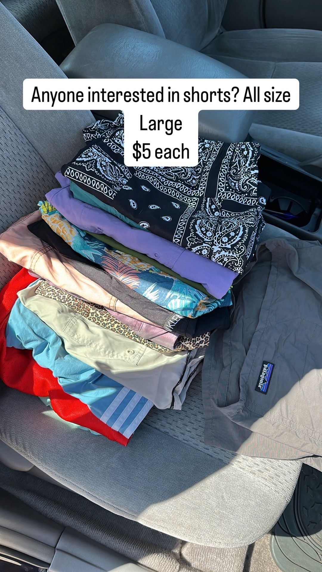 Summer Shorts Size Large $5 Each or take all for $30