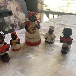 Vintage ceramic toy figures