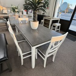6 Pc Dining Table  No Credit Needed $10 Down 