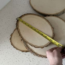 10 x Wood Slices (12 Inch Diameter)