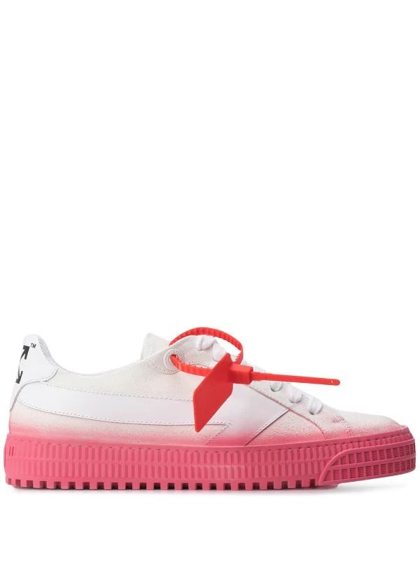 Off White Vulcanized Sneakers