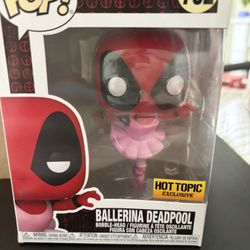 POP! BALLERINA DEADPOOL HOT TOPIC EXCLUSIVE 782 collectible