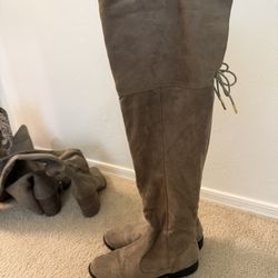 Brown Boots Flat 
