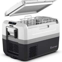 COSTWAY Portable Car Refrigerator 