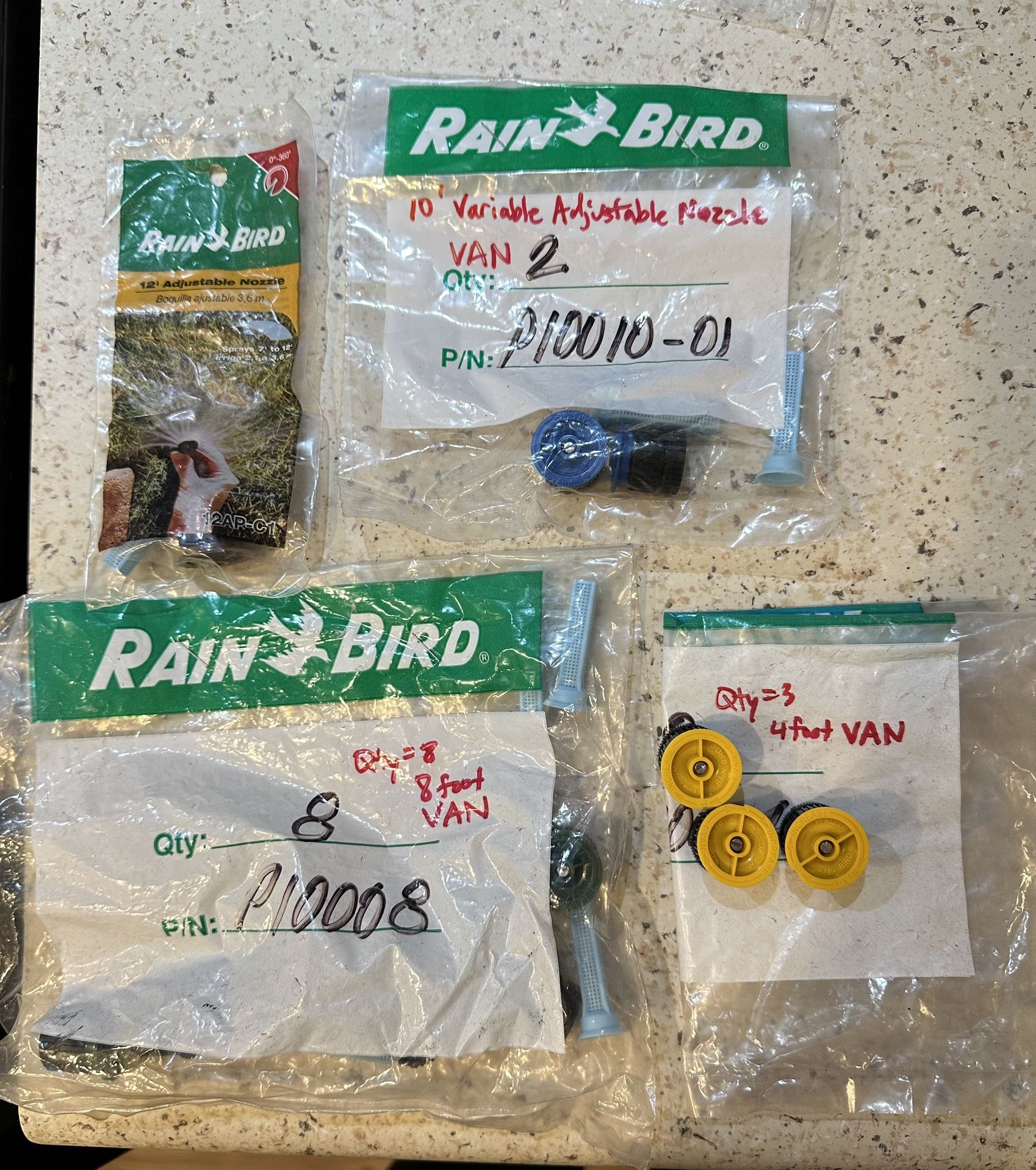 New Rain Bird Nozzles
