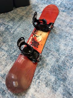 Morrow 159 cm snowboard/bindings/waxed-also sell boots/helmet/goggles/gloves/ski masks/bib/coats