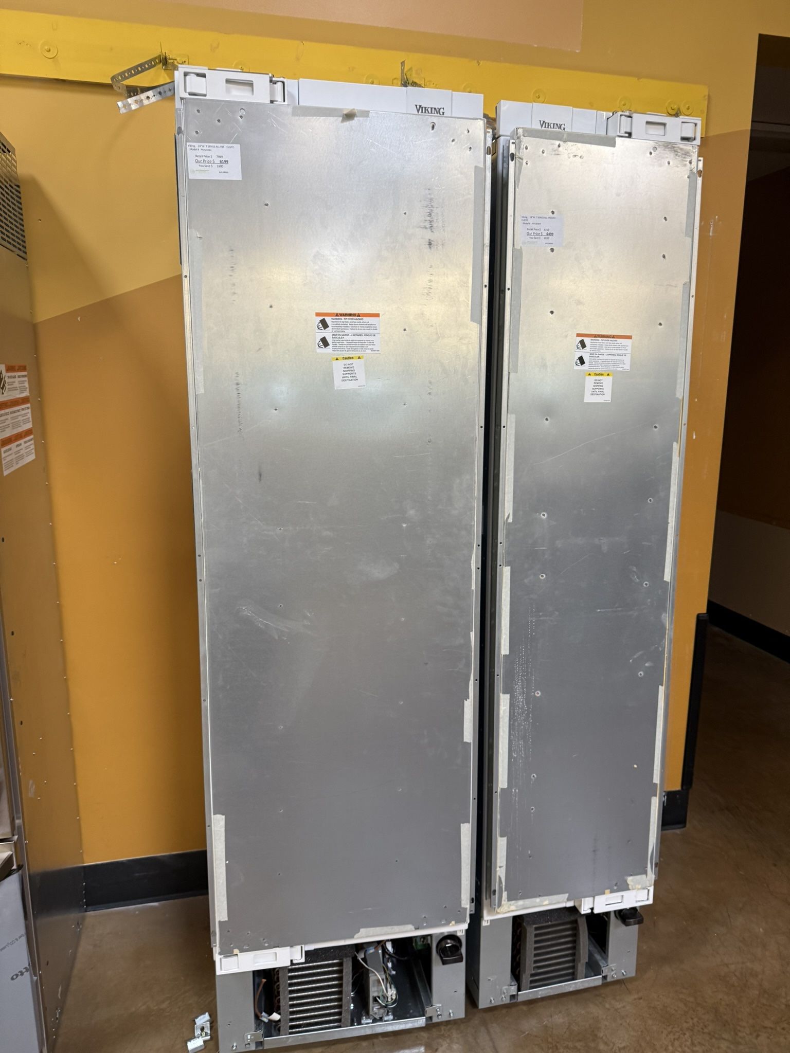 Viking Builtin 42” Refrigerator Panel Ready