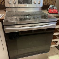 Stainless Steel Samsung Convection Oven Stove Appliance Kitchen 