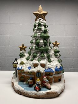 Lighted Ceramic Christmas Tree