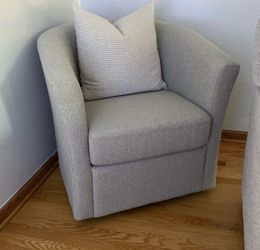 Beautiful Matching Side Swivel Chairs