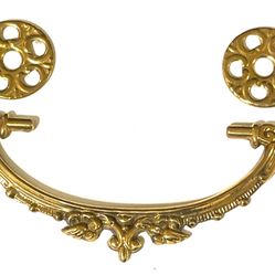 One 4” Brass Bail Pull Handle. 10 Available