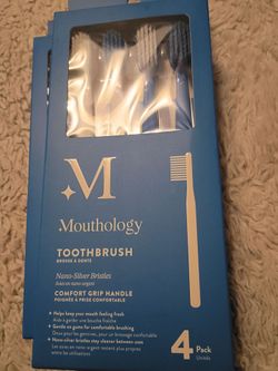 Mouthology toothbrushes Nano silver Bristles