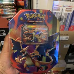 Pokémon charizard tin