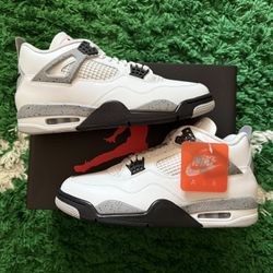 Air Jordan 4 Retro White Cement 2025