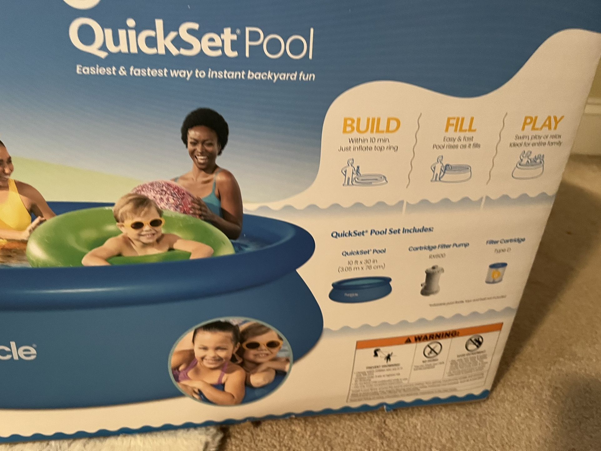10FT Pool With Filter