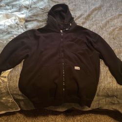 black heavyweight pro club sweater