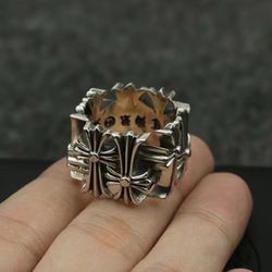 Chrome Hearts Square Cemetery Ring - Size 10 and 11