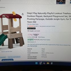 Step 2 play treehouse kids outdoor backyard playground set