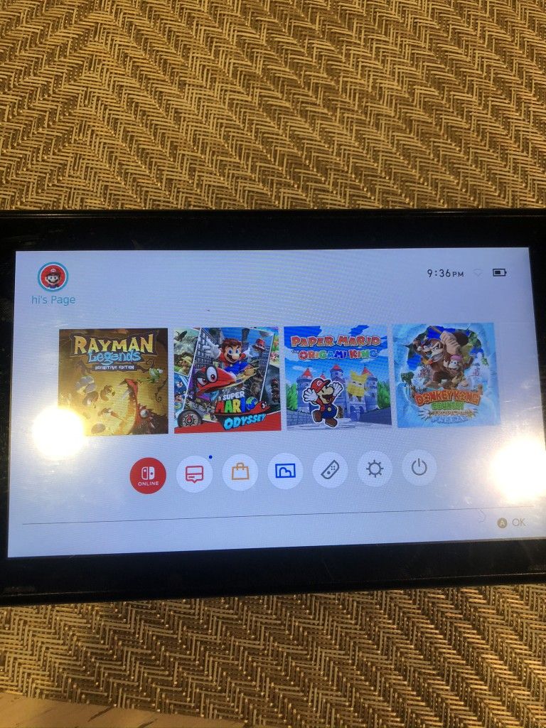 Nintendo Switch - Used Fair - Still Working - Charger and Micro SD Card Included