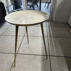 Small Round Side Table