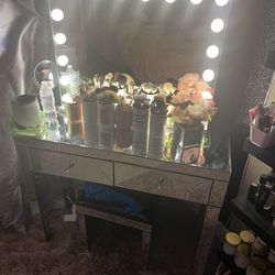 Vanity Desk + Mirror