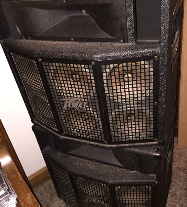 Peavey speaker CL2 Cluster matched pair with extra repair kit for Sale