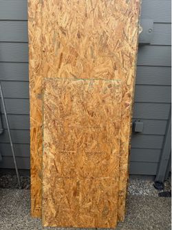 Wood - large pressed boards and particle boards