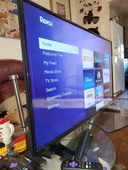 40" insignia tv not smart come with roku device . You got all apps installed come with remotes