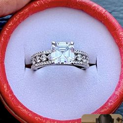 Solid Sterling Silver 925 Ring Size 8