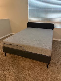 Full Bed Frame with Mattress