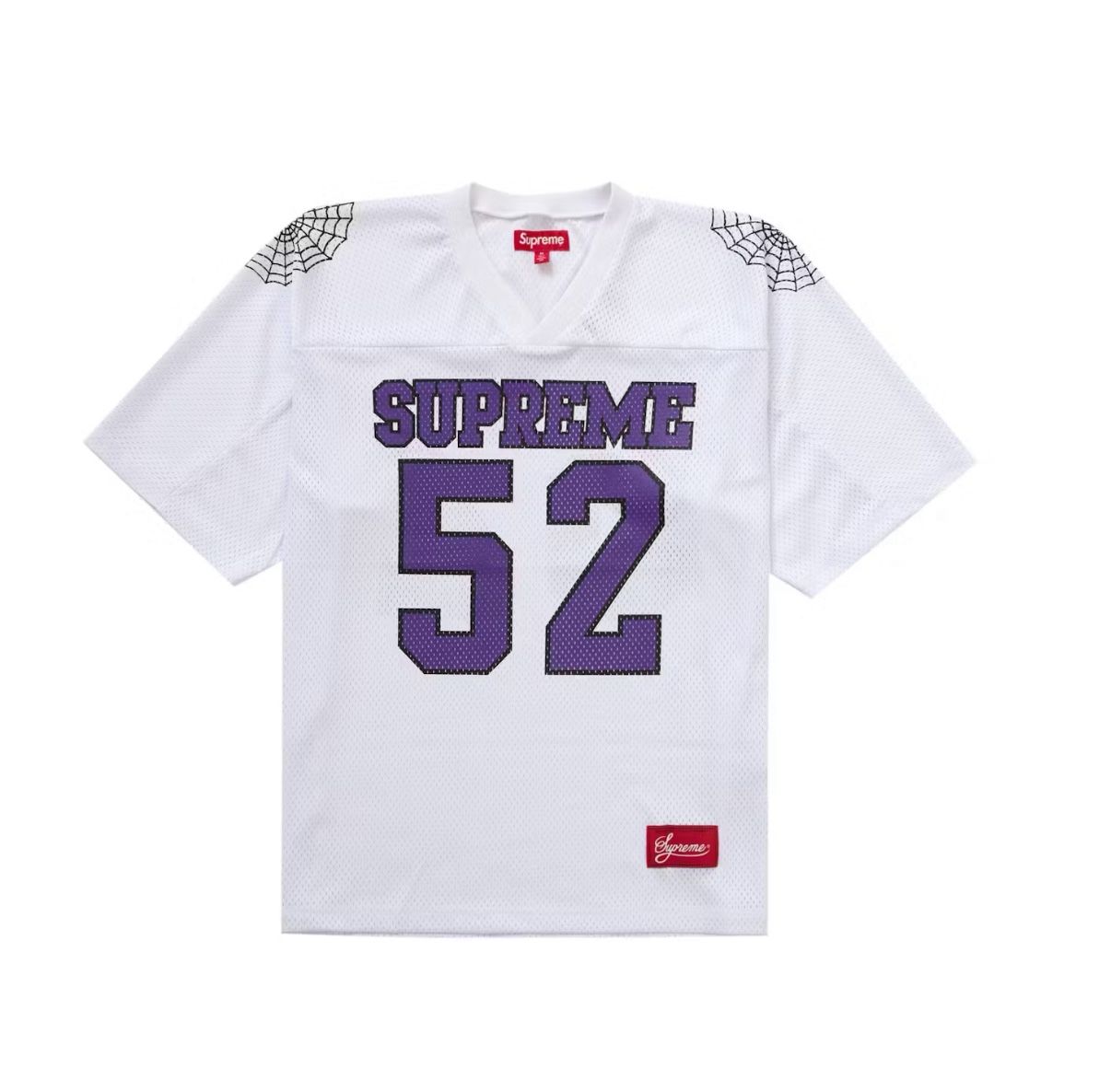 Supreme Spiderweb Football Jersey White