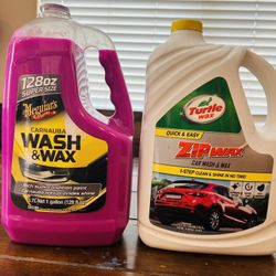 Turtle Zip Wax & Meguiar’s Carnauba Wash & Wax 128fl