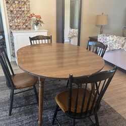 Oak Laminate Kitchen Table For 4