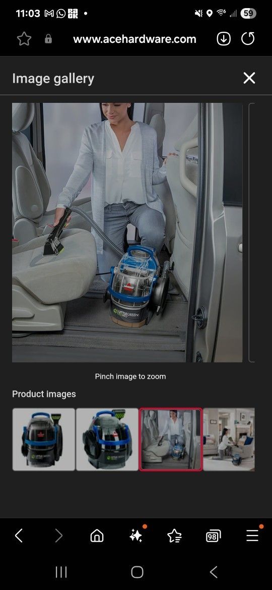 Bissell Pet Carpet Cleaner Portable Corded