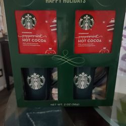 Starbucks Mugs And Cocoa, New
