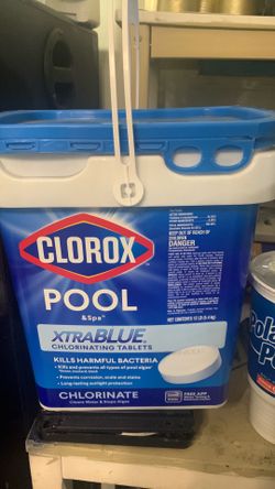 Chlorine tablets 12lb buckets $40each