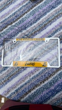 lakers license plate SEALED new