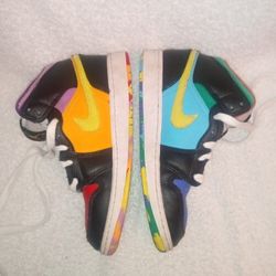 Air Jordan 1 Mid SS 'Championships' Size 4Y Sneakers
