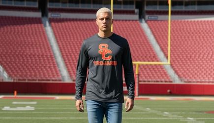 NEW USC Trojan Shirt Men’s XXL Long Sleeve T-shirt  NWT