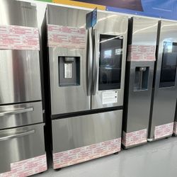 Samsung 30 cu. ft. Mega Capacity Standard Depth 3-Door French Door Refrigerator in Stainless Steel with Family Hub