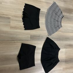 Black Express Skirt & Shorts