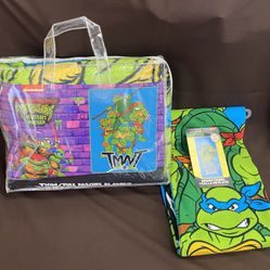 Ninja Turtles Blanket Twin & Beach Towel 