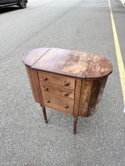 Antique sewing cabinet