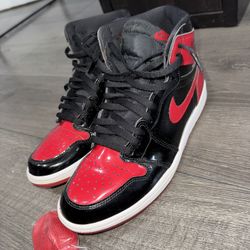 jordan 1 patent leather bred Size 10