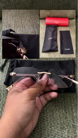 Designer Rimless Tinted Glasses
