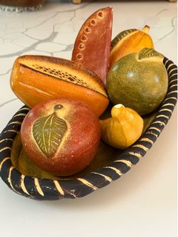 Artisanal Clay Fruit Basket